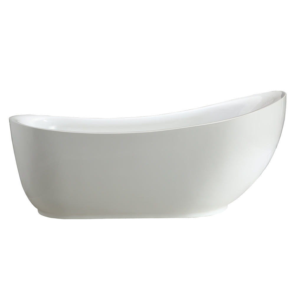 Vinnova Everlie 71" x 35" Soaking Bathtub