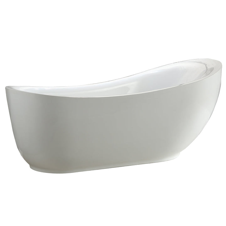 Vinnova Everlie 71" x 35" Soaking Bathtub