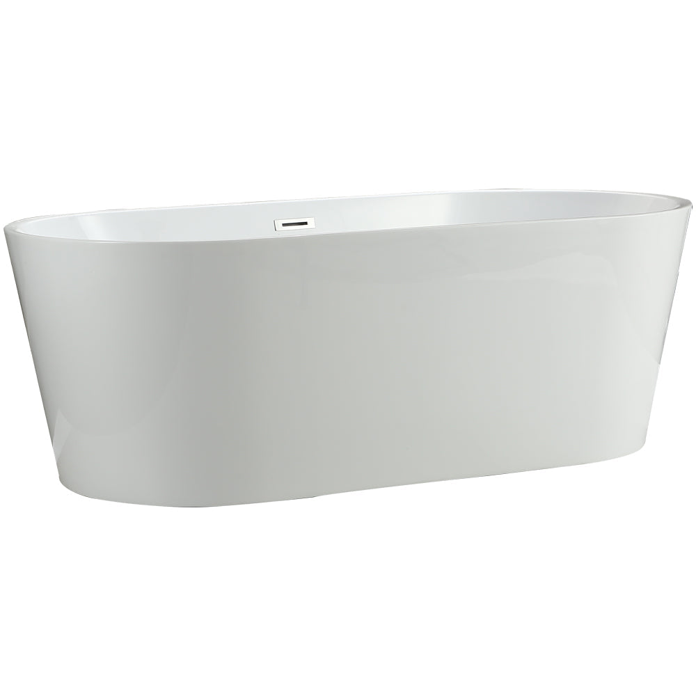 Vinnova Lumina 59" x 29.5" Soaking Bathtub