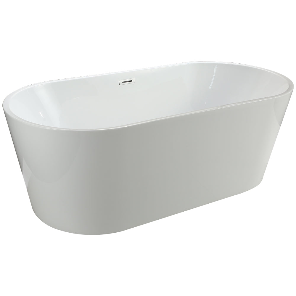 Vinnova Lumina 59" x 29.5" Soaking Bathtub