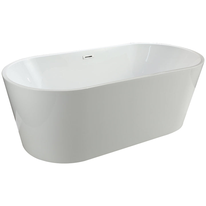 Vinnova Lumina 59" x 29.5" Soaking Bathtub