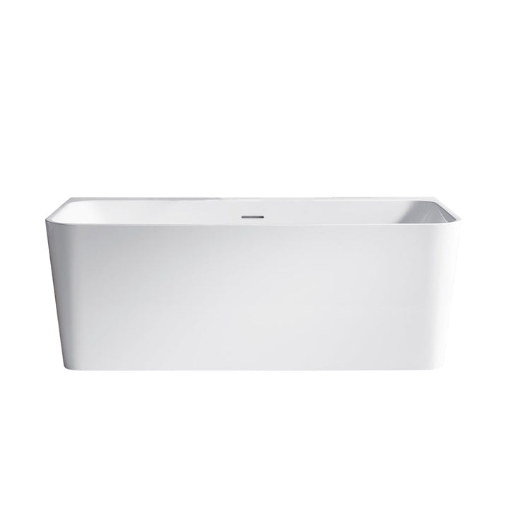 Vinnova Dashiel 67" x 31.5" Soaking Bathtub