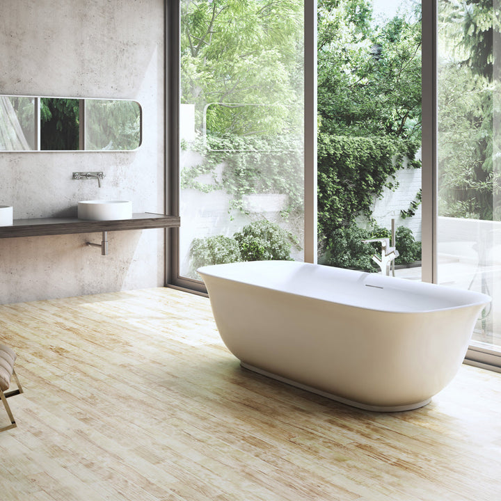 Vinnova Orion 67" x 31.5" Soaking Bathtub