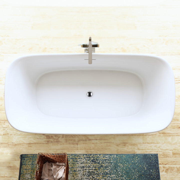 Vinnova Orion 67" x 31.5" Soaking Bathtub