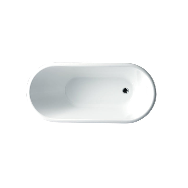 Vinnova Caserta 67" x 27.6" Soaking Bathtub