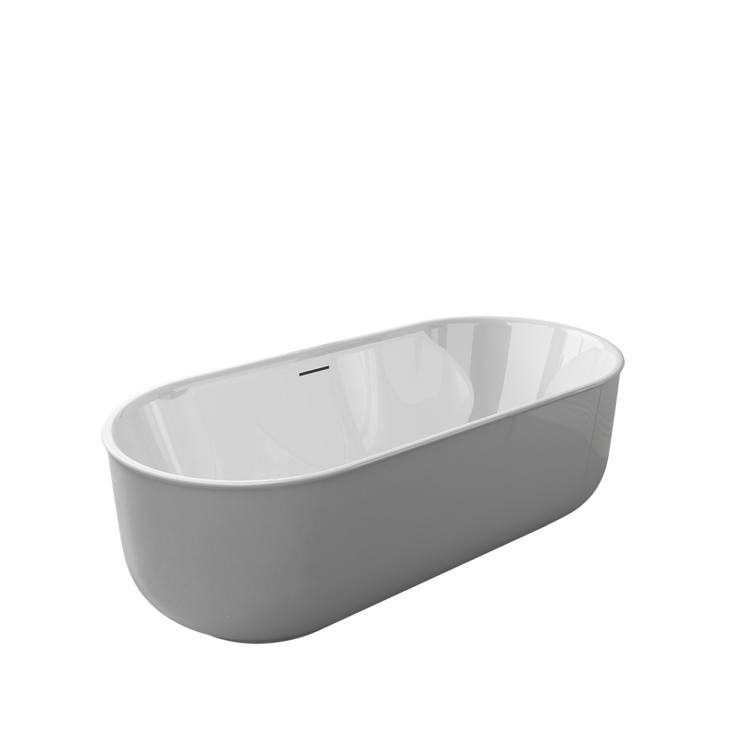 Vinnova Nuoro 67" x 31.5" Soaking Bathtub