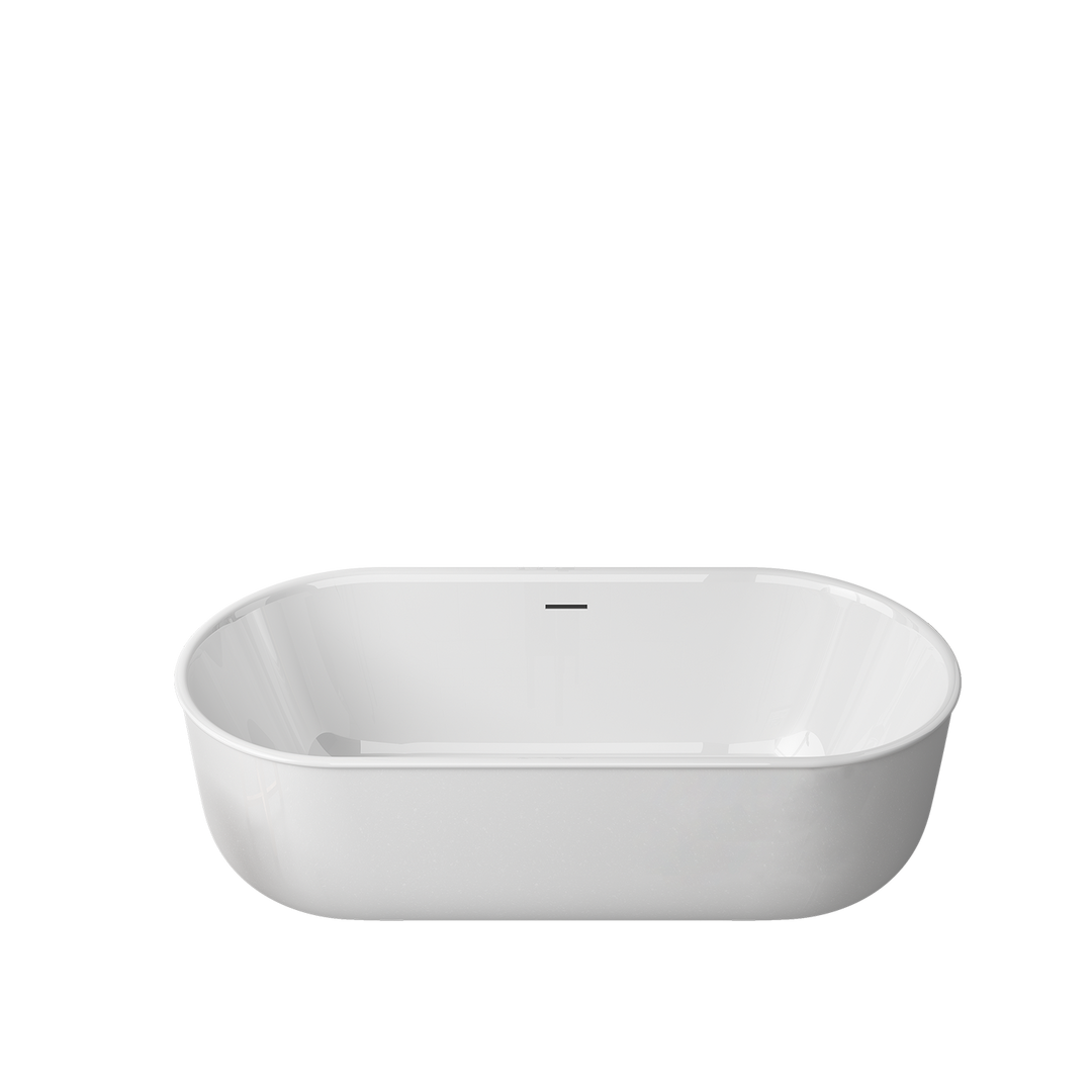 Vinnova Nuoro 67" x 31.5" Soaking Bathtub