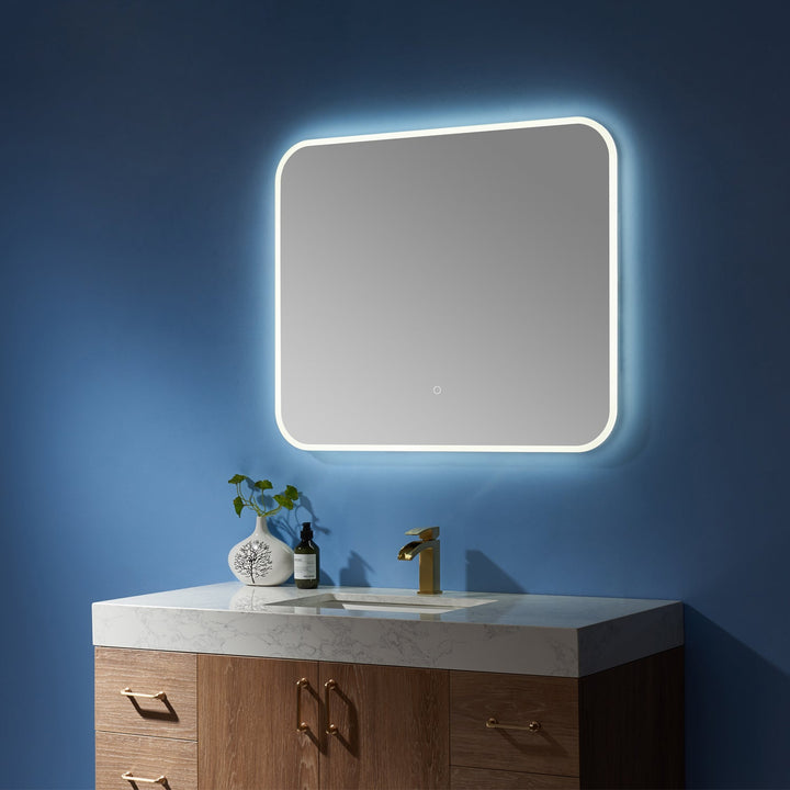 Vinnova 36'' Horizontal Wall Mounted LED Modern and Contemporary Bathroom Mirror
