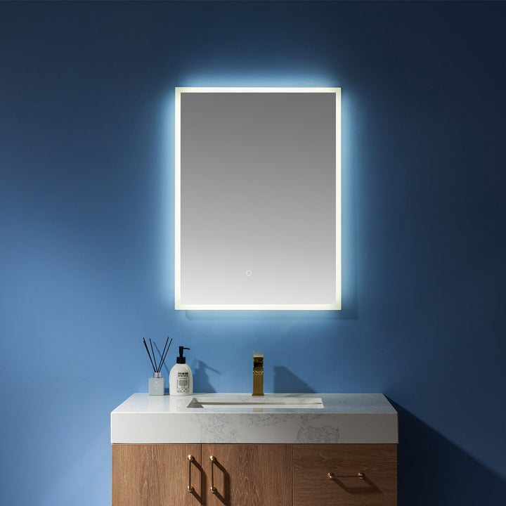 Vinnova 24''  Rectangle Illuminated Bathroom/Vanity Wall Mirror