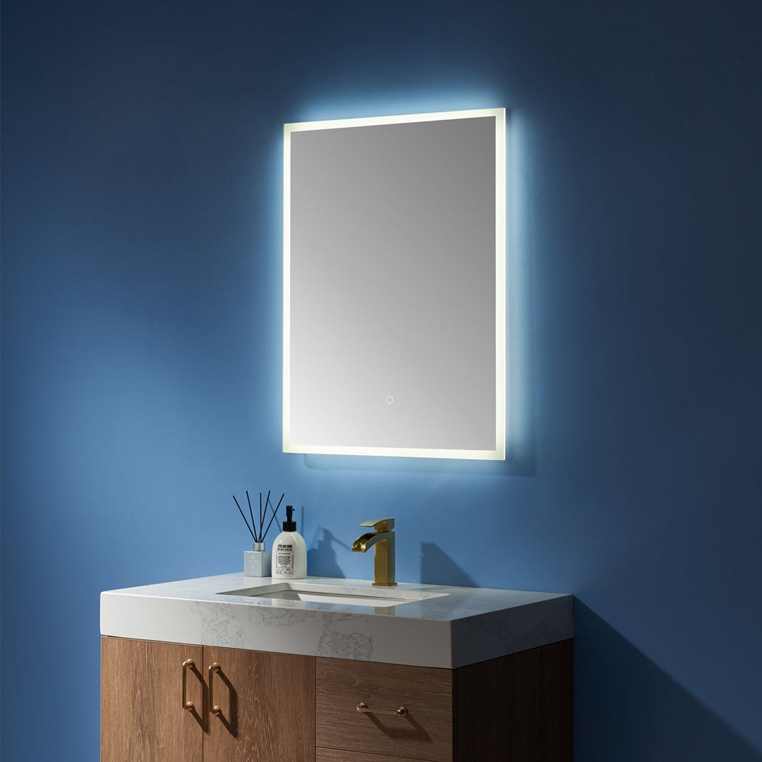 Vinnova 24''  Rectangle Illuminated Bathroom/Vanity Wall Mirror