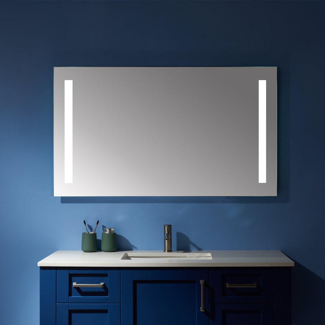 Vinnova 48'' Electric Lighted Modern Bathroom/Vanity Wall Mirror