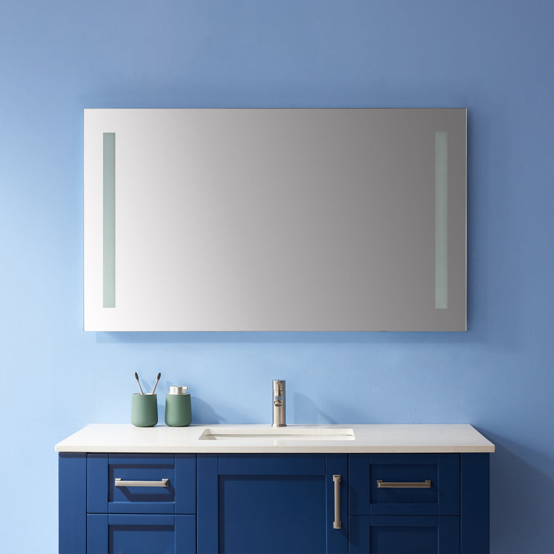 Vinnova 48'' Electric Lighted Modern Bathroom/Vanity Wall Mirror