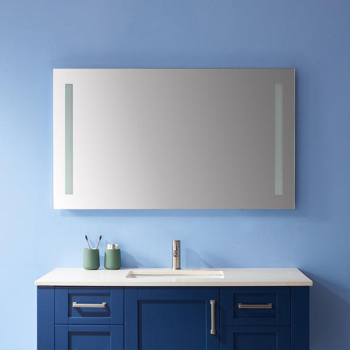 Vinnova 48'' Electric Lighted Modern Bathroom/Vanity Wall Mirror