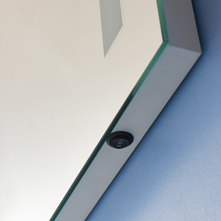 Vinnova 48'' Electric Lighted Modern Bathroom/Vanity Wall Mirror