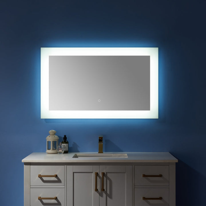 Vinnova 40'' Rectangle LED Lighted Accent Bathroom/Vanity Wall Mirror