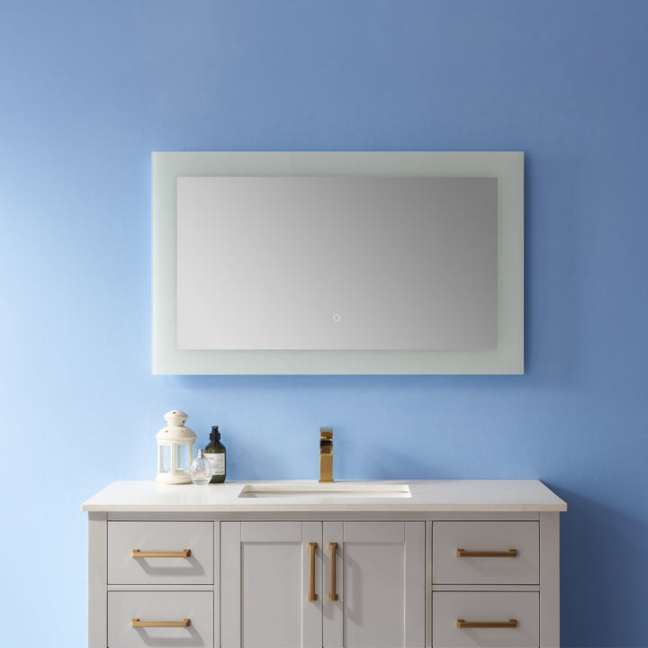 Vinnova 40'' Rectangle LED Lighted Accent Bathroom/Vanity Wall Mirror