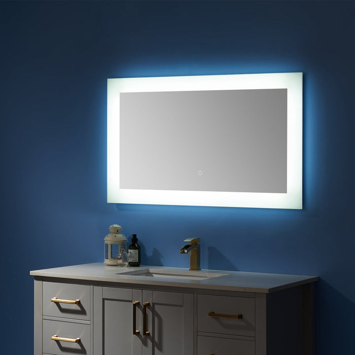 Vinnova 40'' Rectangle LED Lighted Accent Bathroom/Vanity Wall Mirror