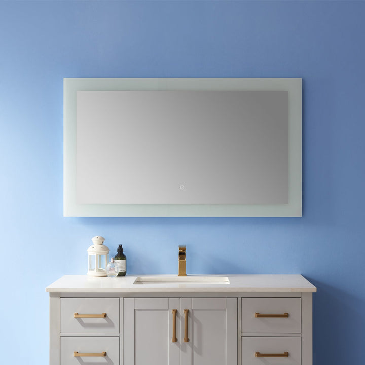 Vinnova 48'' Rectangle LED Lighted Accent Bathroom/Vanity Wall Mirror
