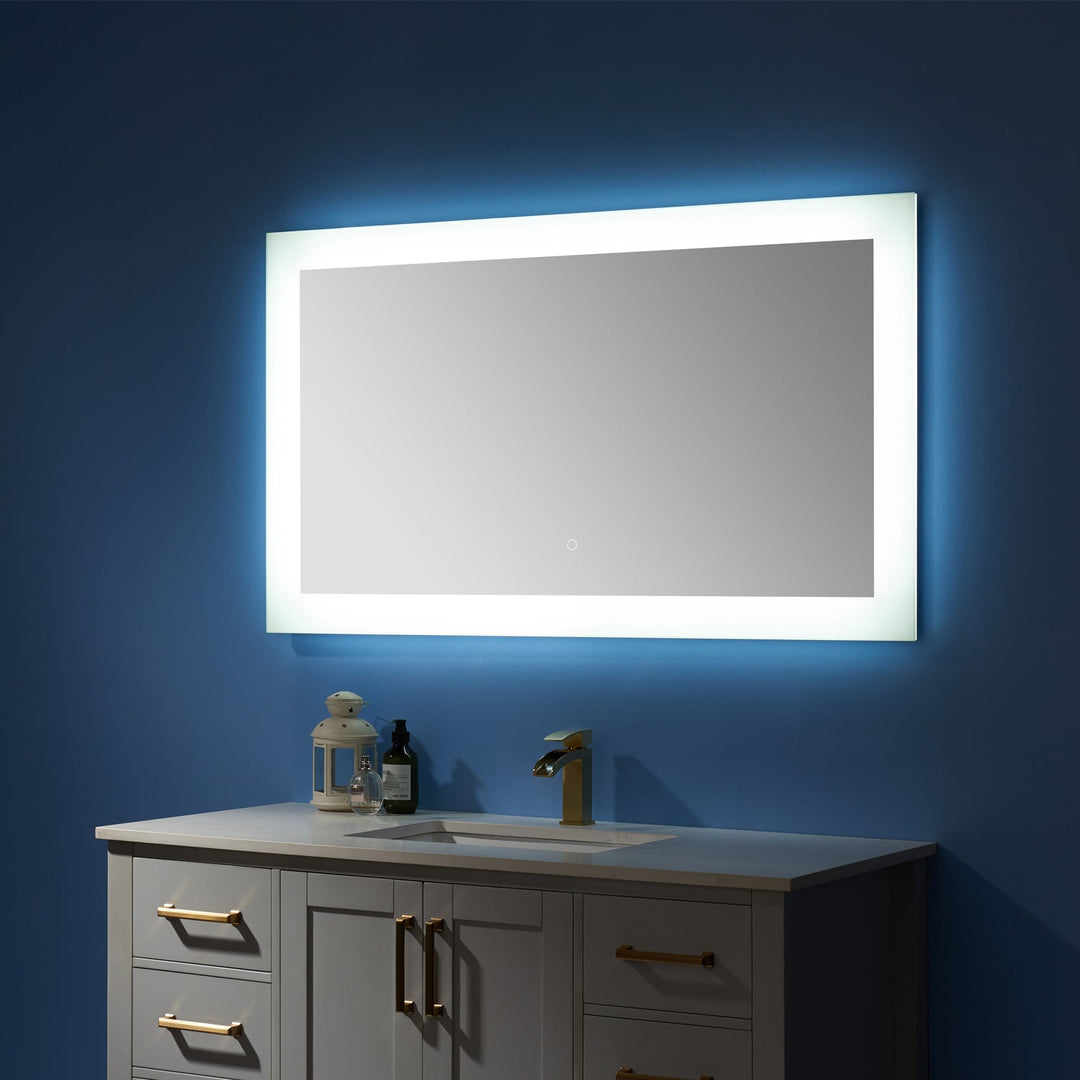 Vinnova 48'' Rectangle LED Lighted Accent Bathroom/Vanity Wall Mirror