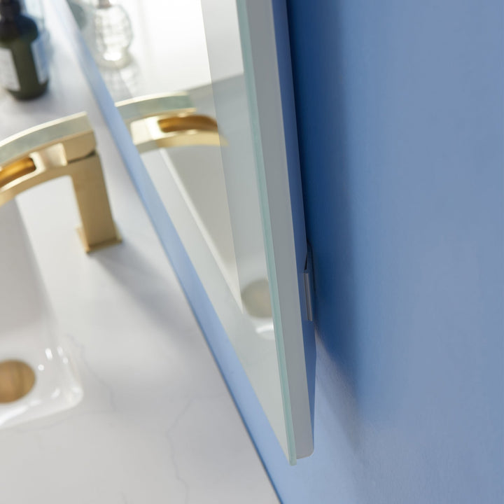 Vinnova 60" Rectangle LED Lighted Accent Bathroom/Vanity Wall Mirror