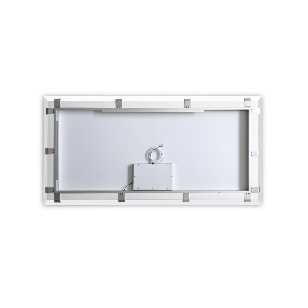 Vinnova 60" Rectangle LED Lighted Accent Bathroom/Vanity Wall Mirror
