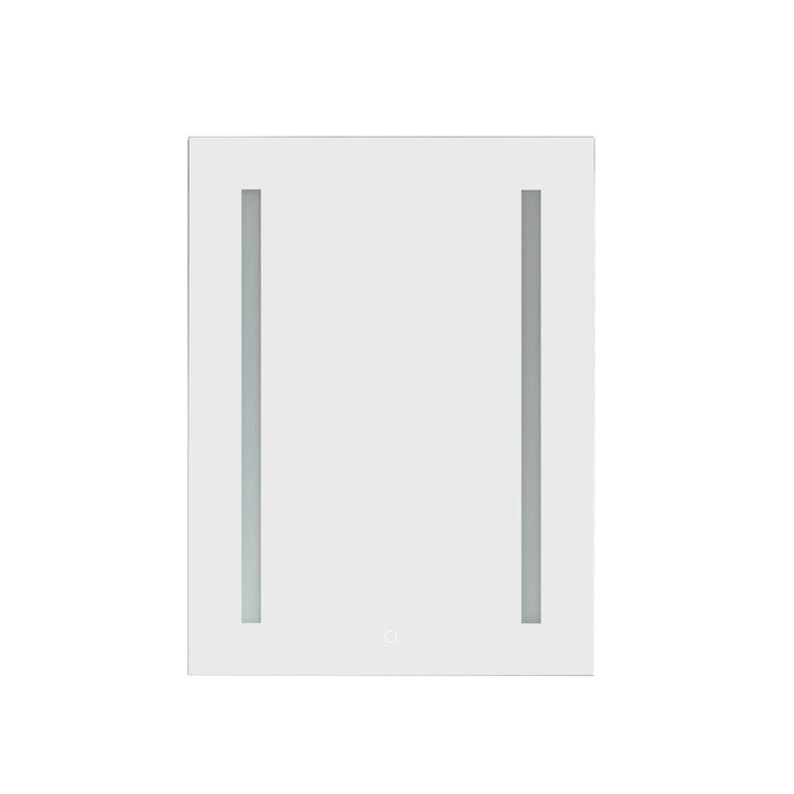 Vinnova 24" Rectangle Frameless Lighted Medicine Cabinet Wall Mounted Mirror