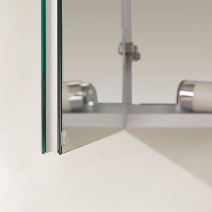 Vinnova 36" Rectangle Frameless Lighted Medicine Cabinet Wall Mounted Mirror