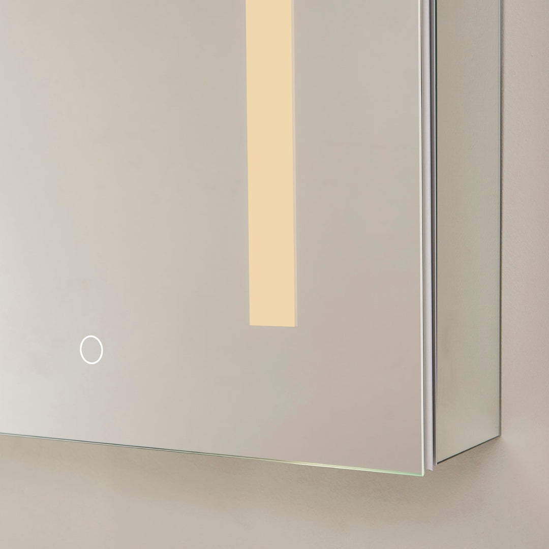 Vinnova 36" Rectangle Frameless Lighted Medicine Cabinet Wall Mounted Mirror
