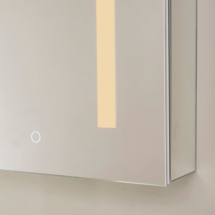 Vinnova 36" Rectangle Frameless Lighted Medicine Cabinet Wall Mounted Mirror