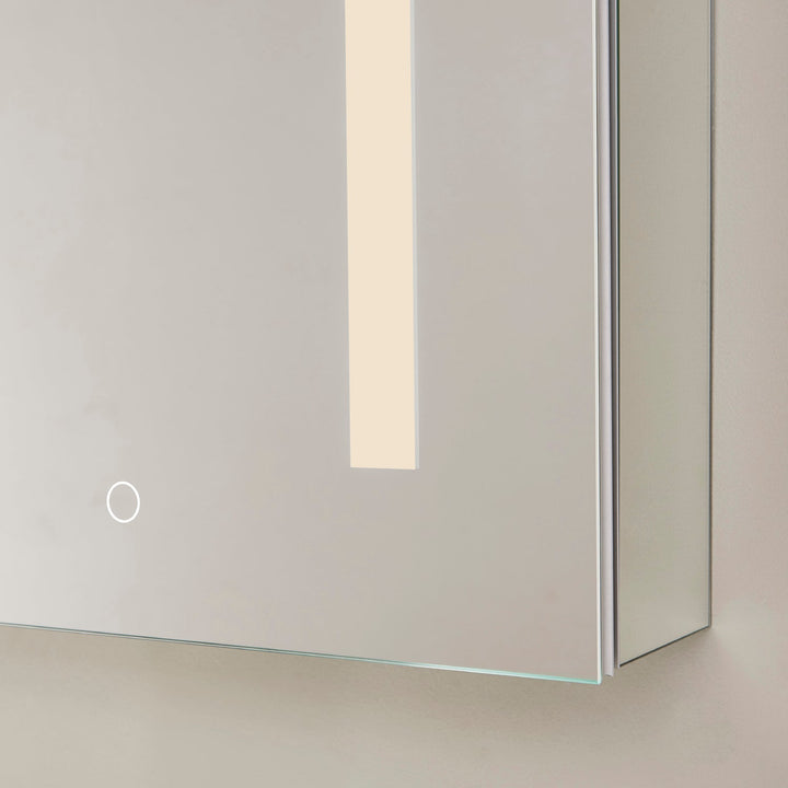 Vinnova 36" Rectangle Frameless Lighted Medicine Cabinet Wall Mounted Mirror