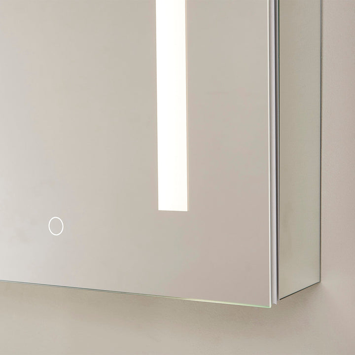 Vinnova 36" Rectangle Frameless Lighted Medicine Cabinet Wall Mounted Mirror