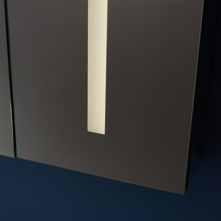 Vinnova 48" Rectangle Frameless Lighted Medicine Cabinet Wall Mounted Mirror
