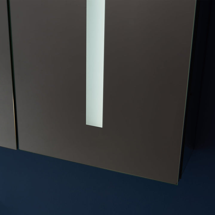 Vinnova 48" Rectangle Frameless Lighted Medicine Cabinet Wall Mounted Mirror