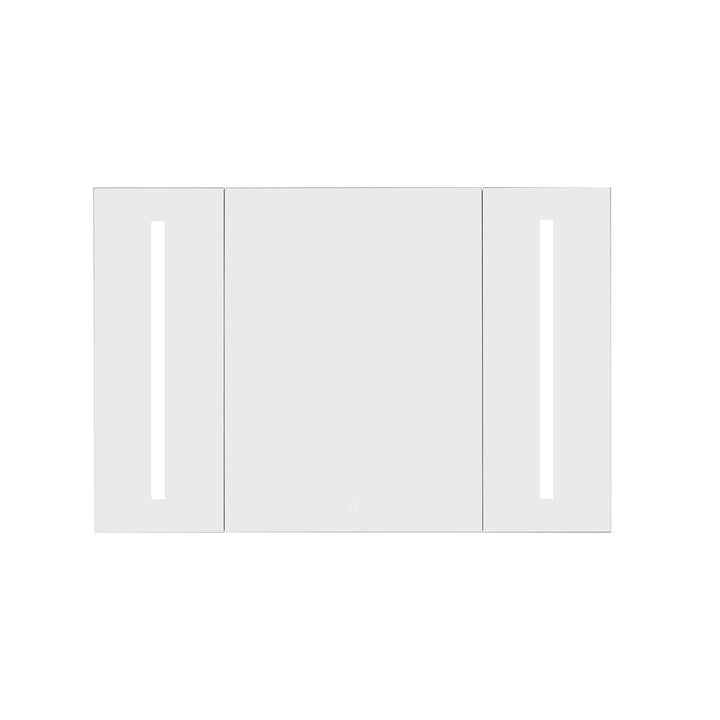 Vinnova 48" Rectangle Frameless Lighted Medicine Cabinet Wall Mounted Mirror
