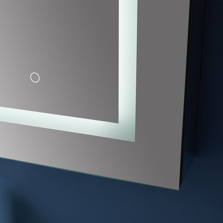 Vinnova 36" Rectangle Frameless Lighted Medicine Cabinet Wall Mounted Mirror
