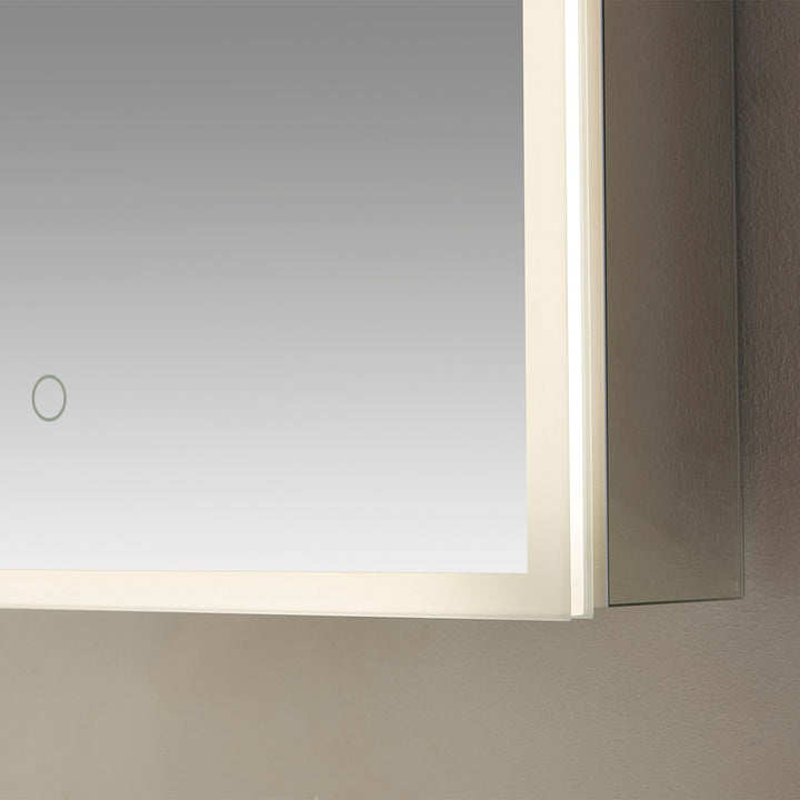 Vinnova 36" Rectangle Frameless Lighted Medicine Cabinet Wall Mounted Mirror