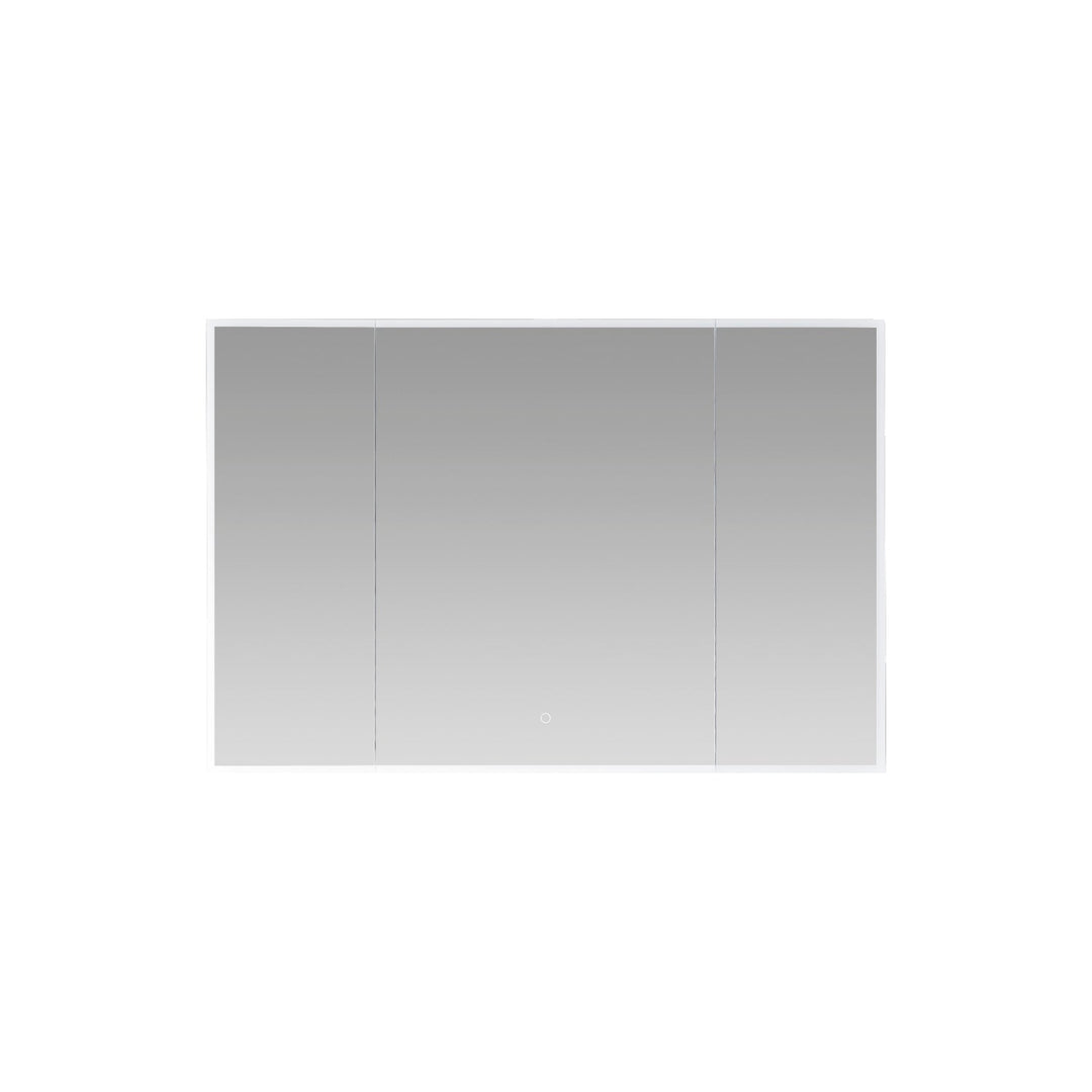 Vinnova 48" Rectangle Frameless Lighted Medicine Cabinet Wall Mounted Mirror