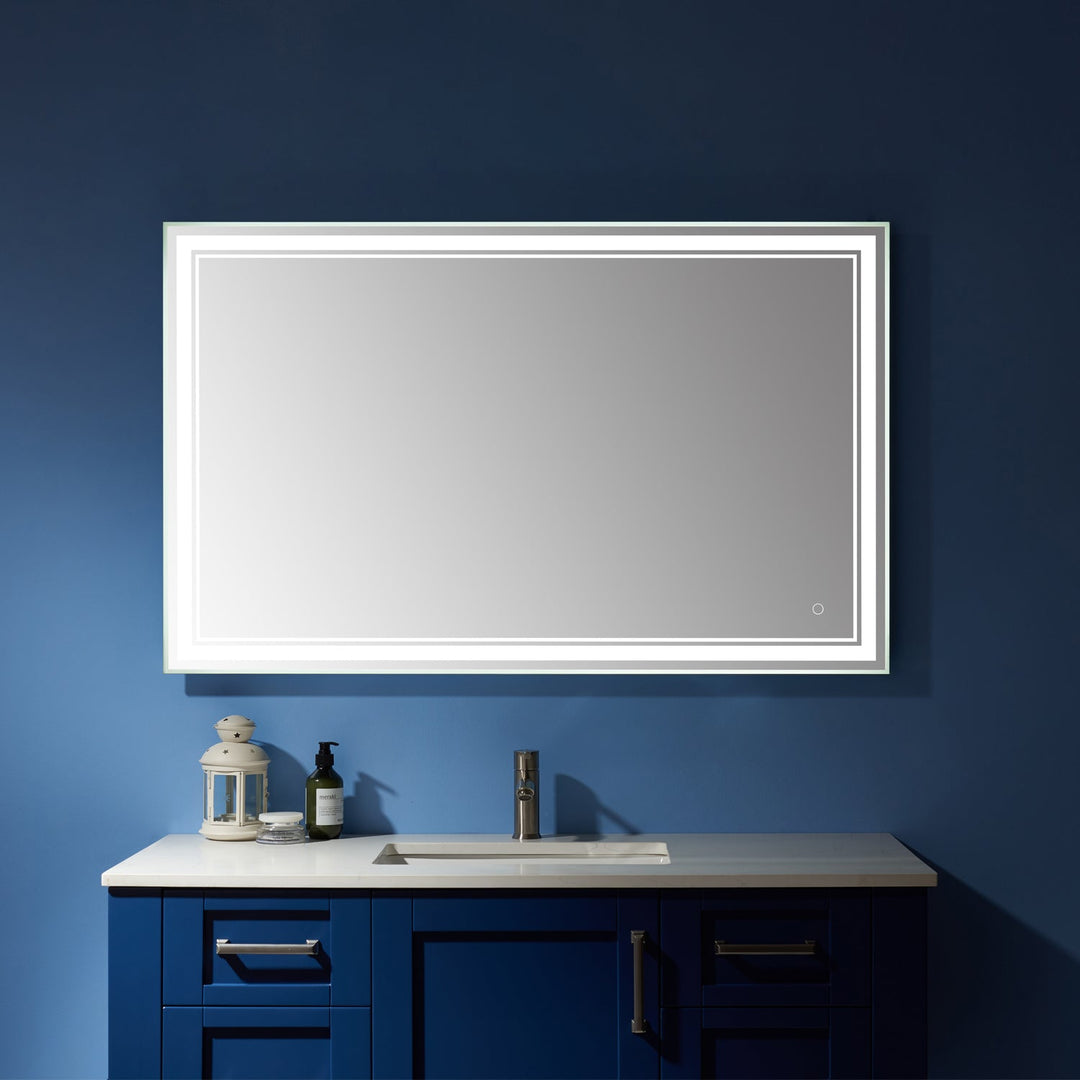Vinnova 48'' Rectangle LED Lighted Accent Bathroom/Vanity Wall Mirror