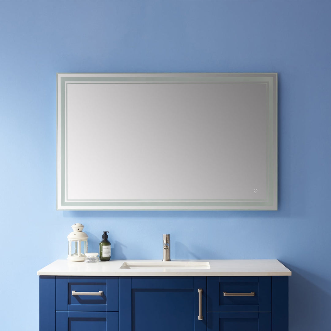 Vinnova 48'' Rectangle LED Lighted Accent Bathroom/Vanity Wall Mirror