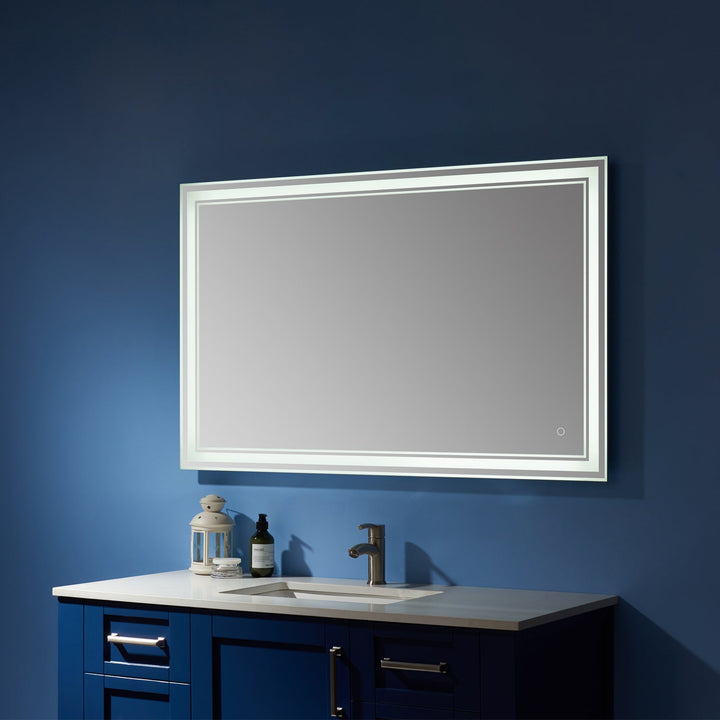 Vinnova 48'' Rectangle LED Lighted Accent Bathroom/Vanity Wall Mirror