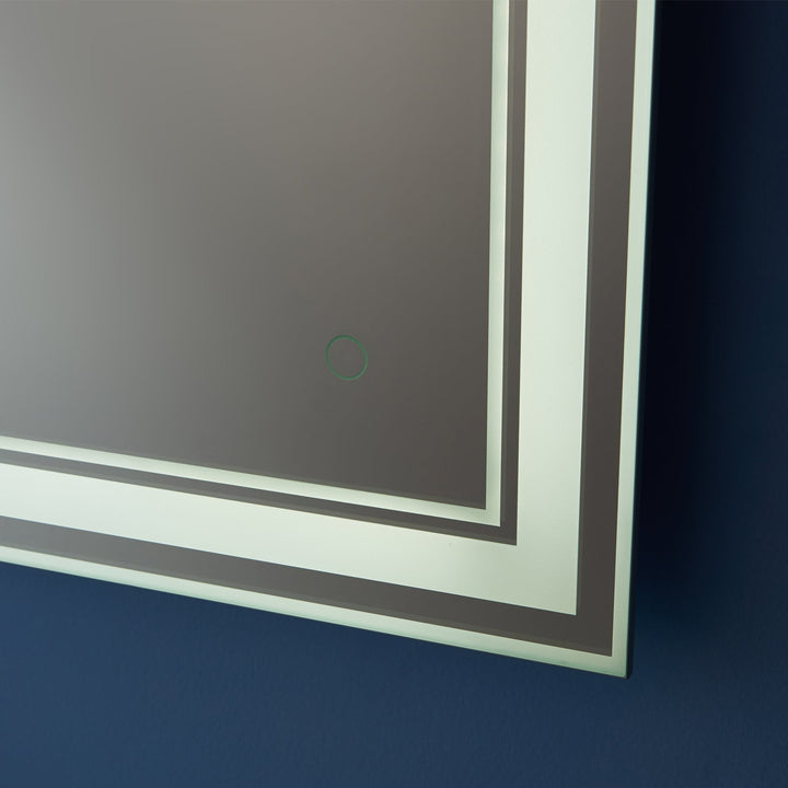 Vinnova 48'' Rectangle LED Lighted Accent Bathroom/Vanity Wall Mirror