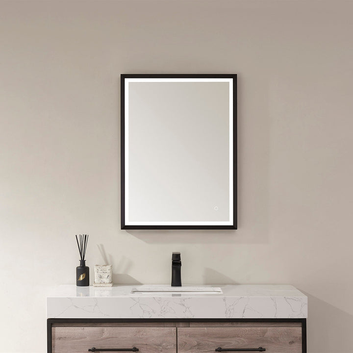 Vinnova 24'' Rectangle LED Lighted Accent Bathroom/Vanity Wall Mirror