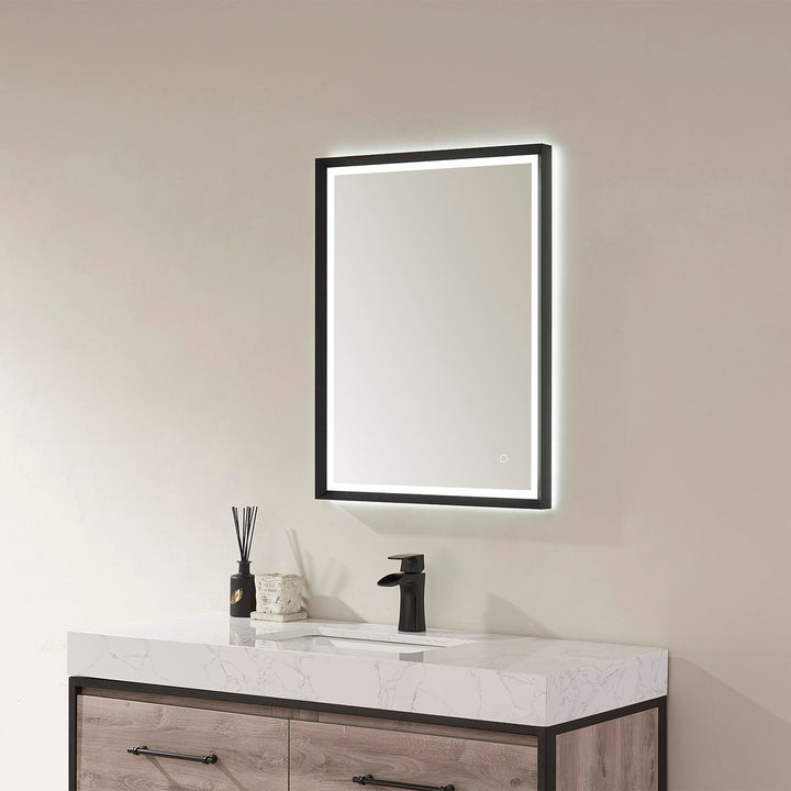 Vinnova 24'' Rectangle LED Lighted Accent Bathroom/Vanity Wall Mirror