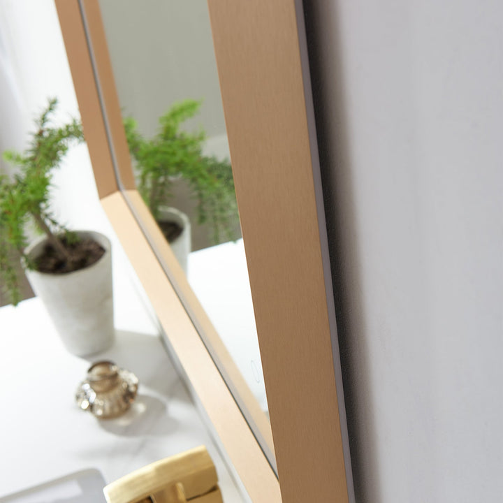 Vinnova 24'' Rectangle LED Lighted Accent Bathroom/Vanity Wall Mirror