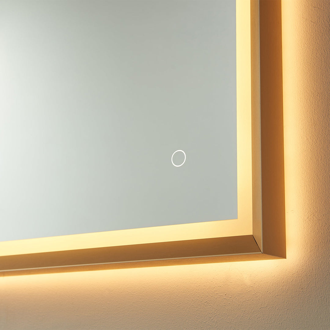 Vinnova 24'' Rectangle LED Lighted Accent Bathroom/Vanity Wall Mirror
