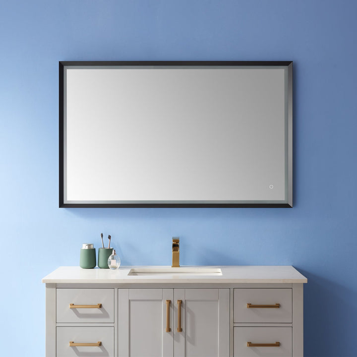 Vinnova 48'' Rectangle LED Lighted Accent Bathroom/Vanity Wall Mirror