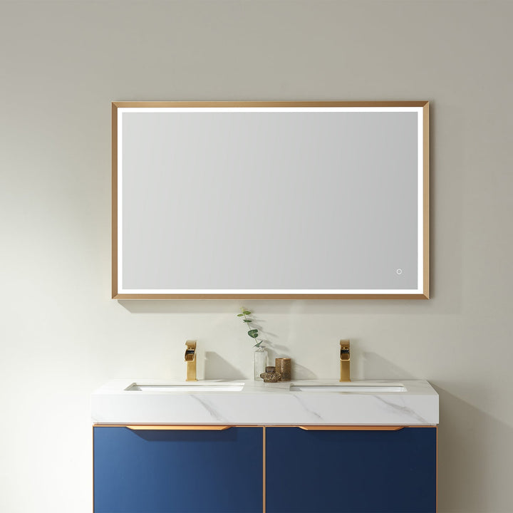 Vinnova 48'' Rectangle LED Lighted Accent Bathroom/Vanity Wall Mirror