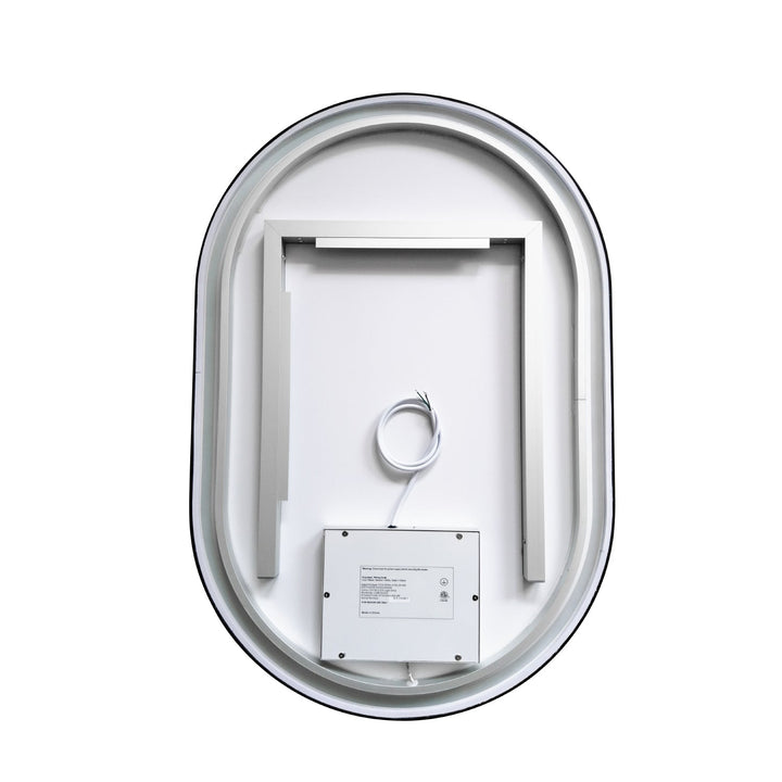 Vinnova 24'' Oval LED Lighted Accent Bathroom/Vanity Wall Mirror