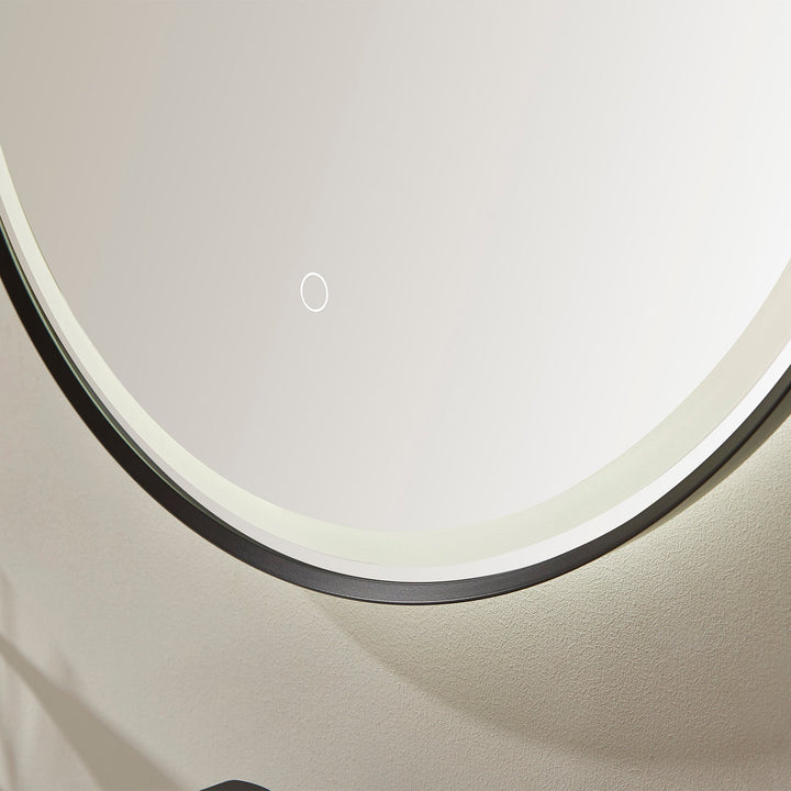 Vinnova 24'' Oval LED Lighted Accent Bathroom/Vanity Wall Mirror