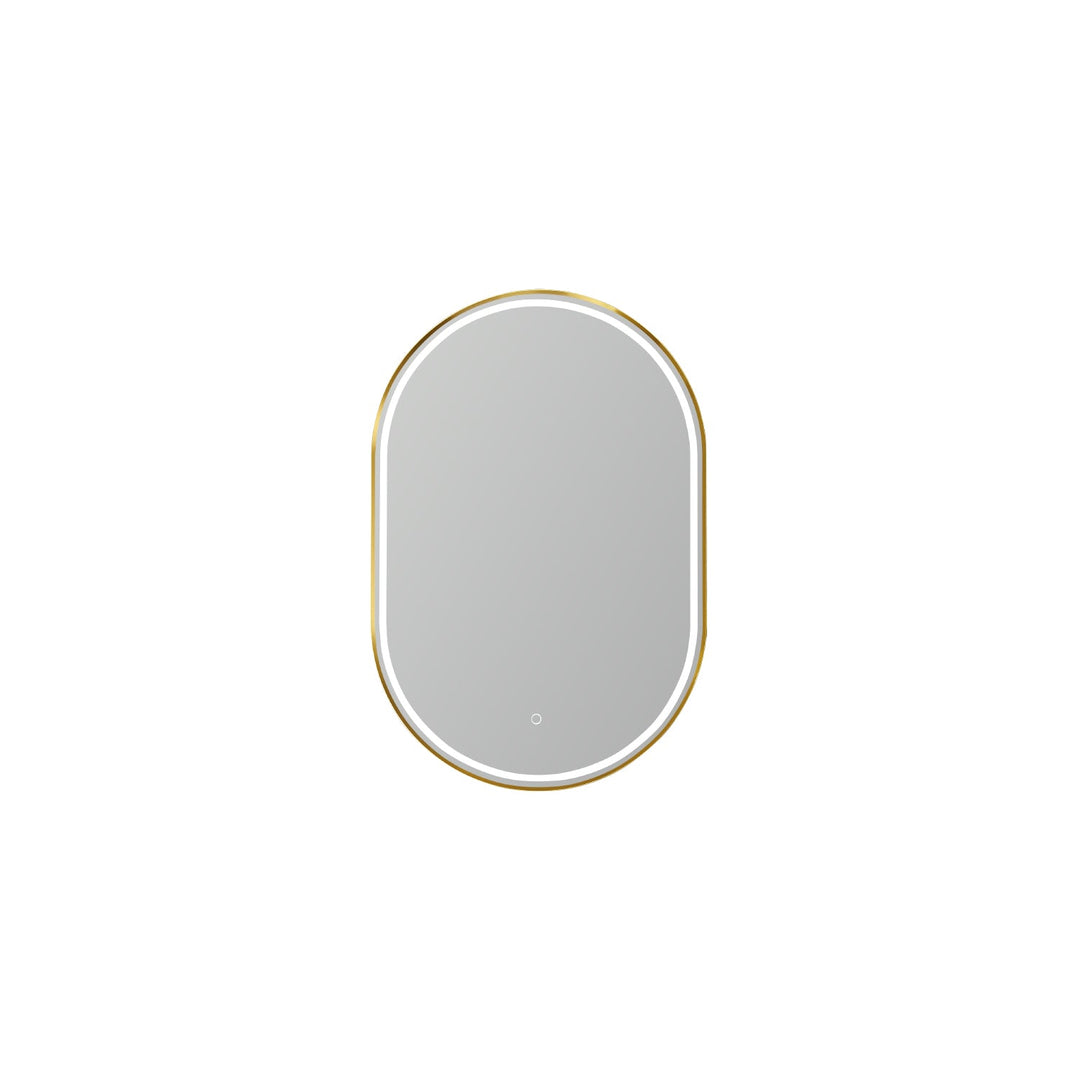 Vinnova 24'' Oval LED Lighted Accent Bathroom/Vanity Wall Mirror